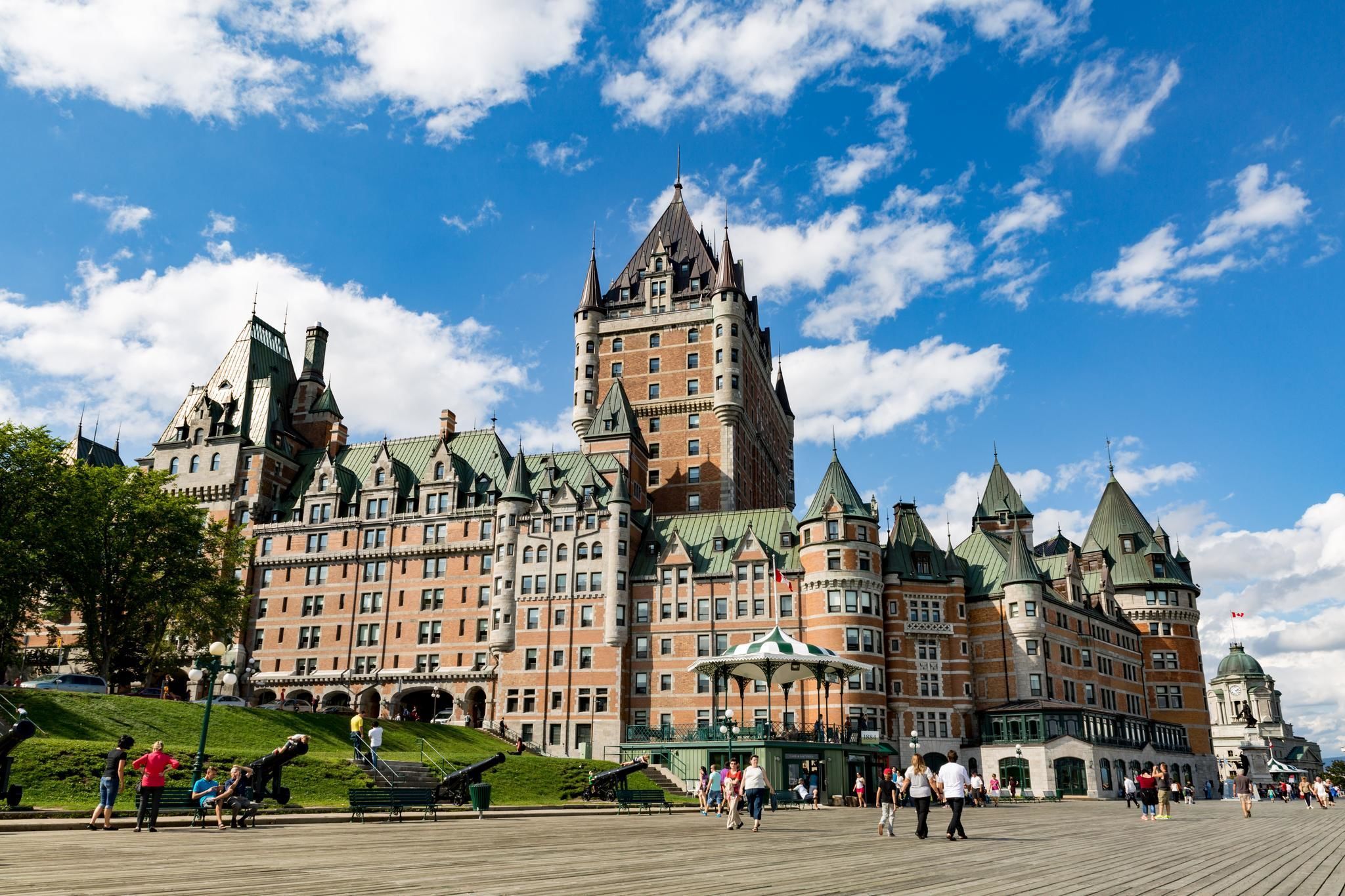 Le château Frontenac à Québec