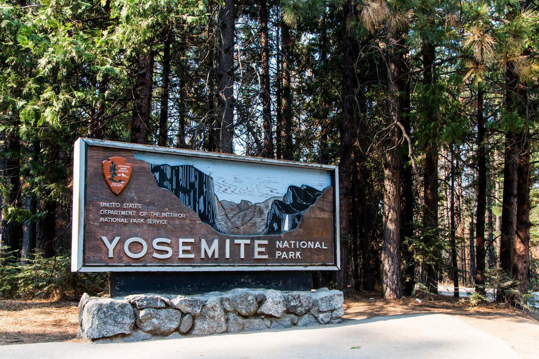 Entrée du parc de Yosemite