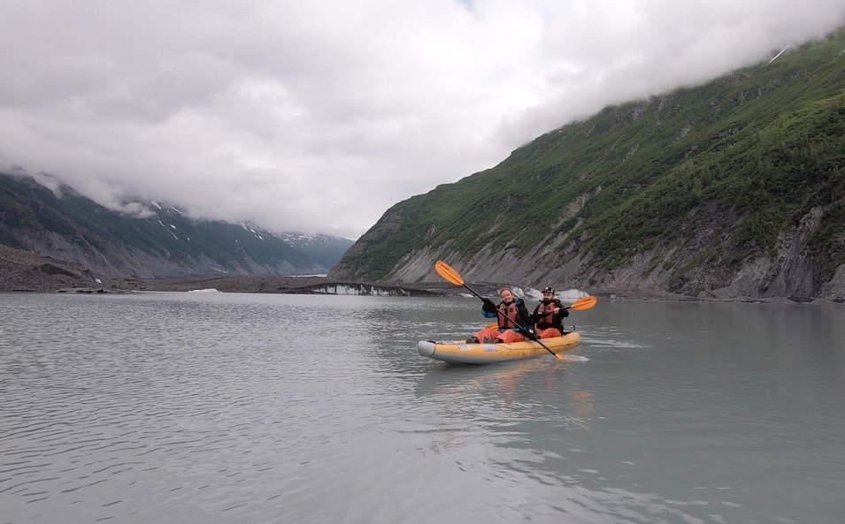 Le Glacier de Valdez en 2019 lors de notre voyage  