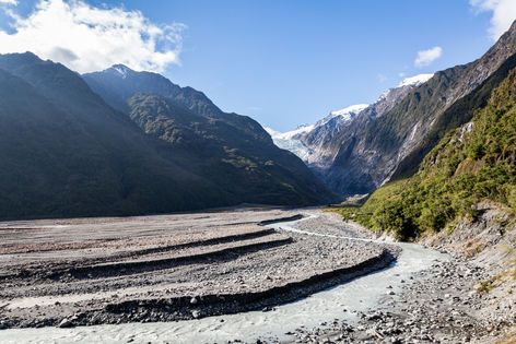 La vallée du Glacier Franz Josef