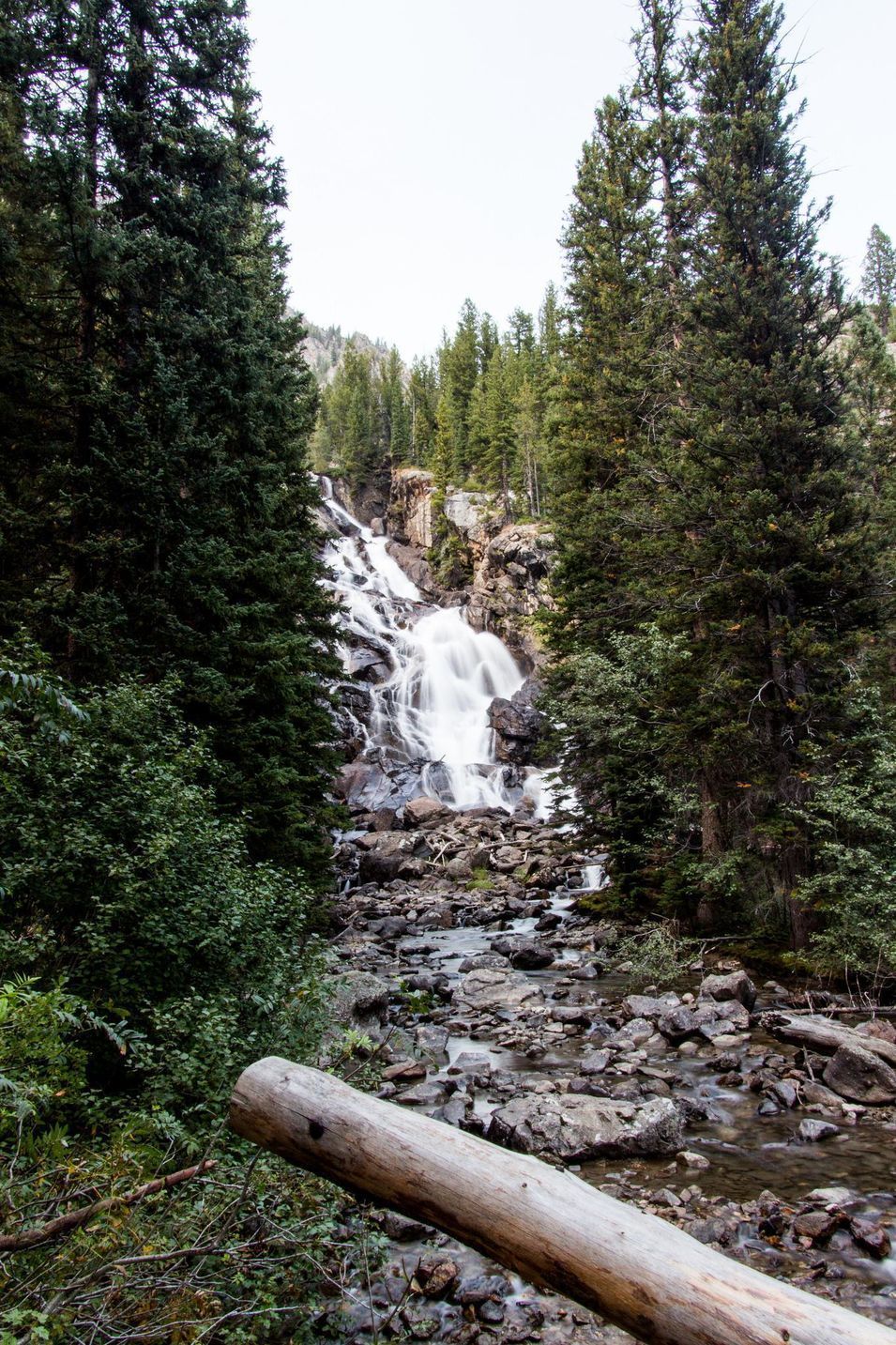 Hidden Falls, dans le parc de Grand Teton