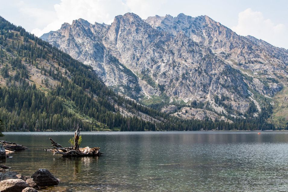 Jenny Lake, dans le parc de Grand Teton