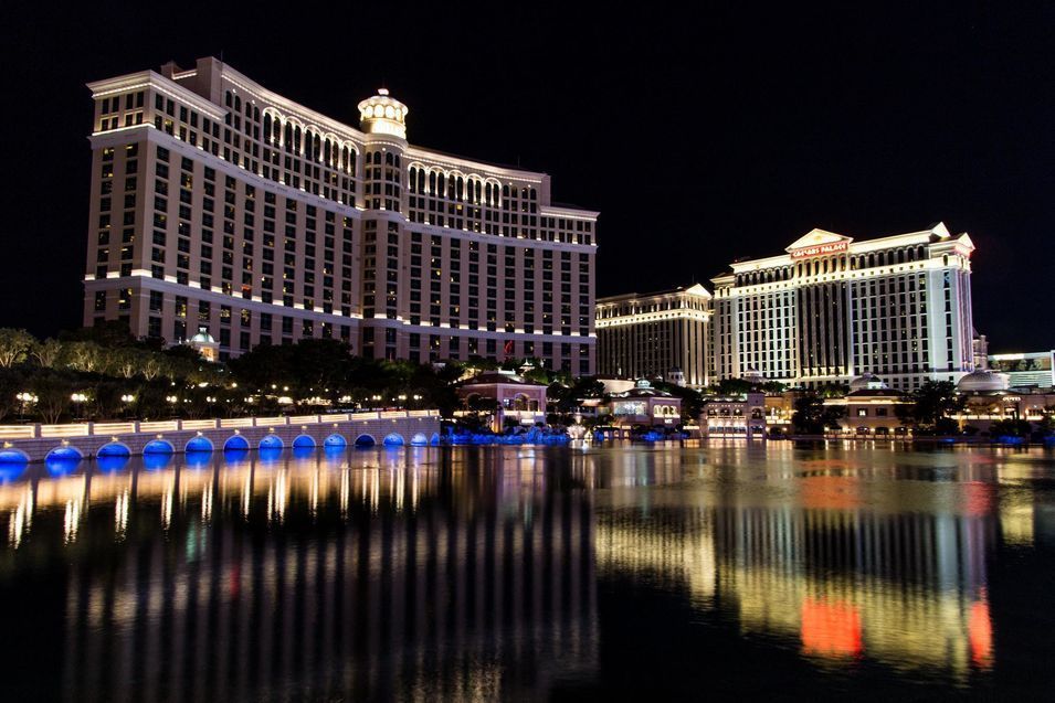 Le Bellagio et le Caesar Palace