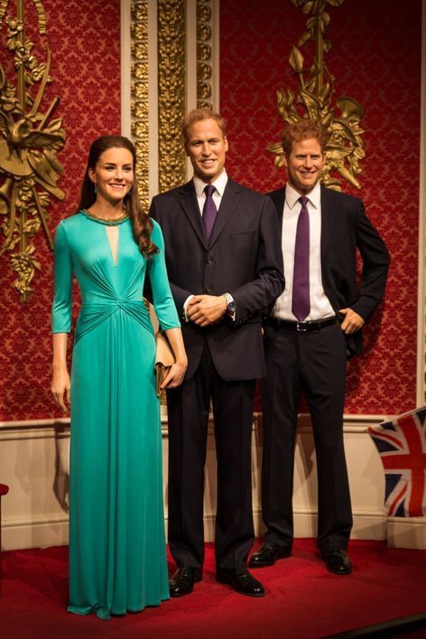 La famille royale, à Madame Tussauds