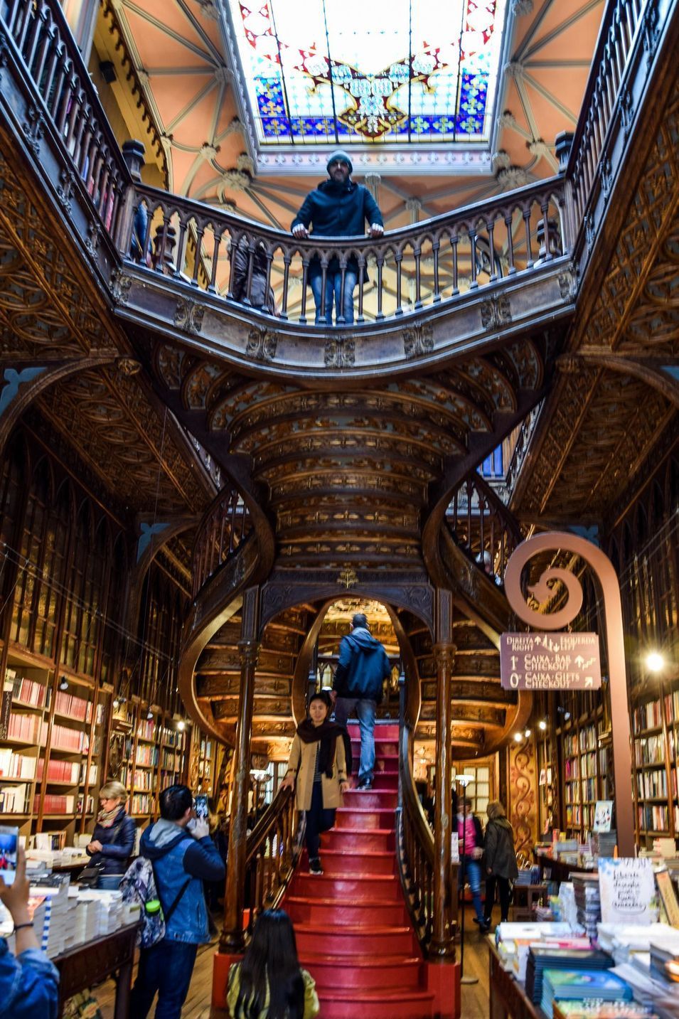 La librairie Livraria Lello