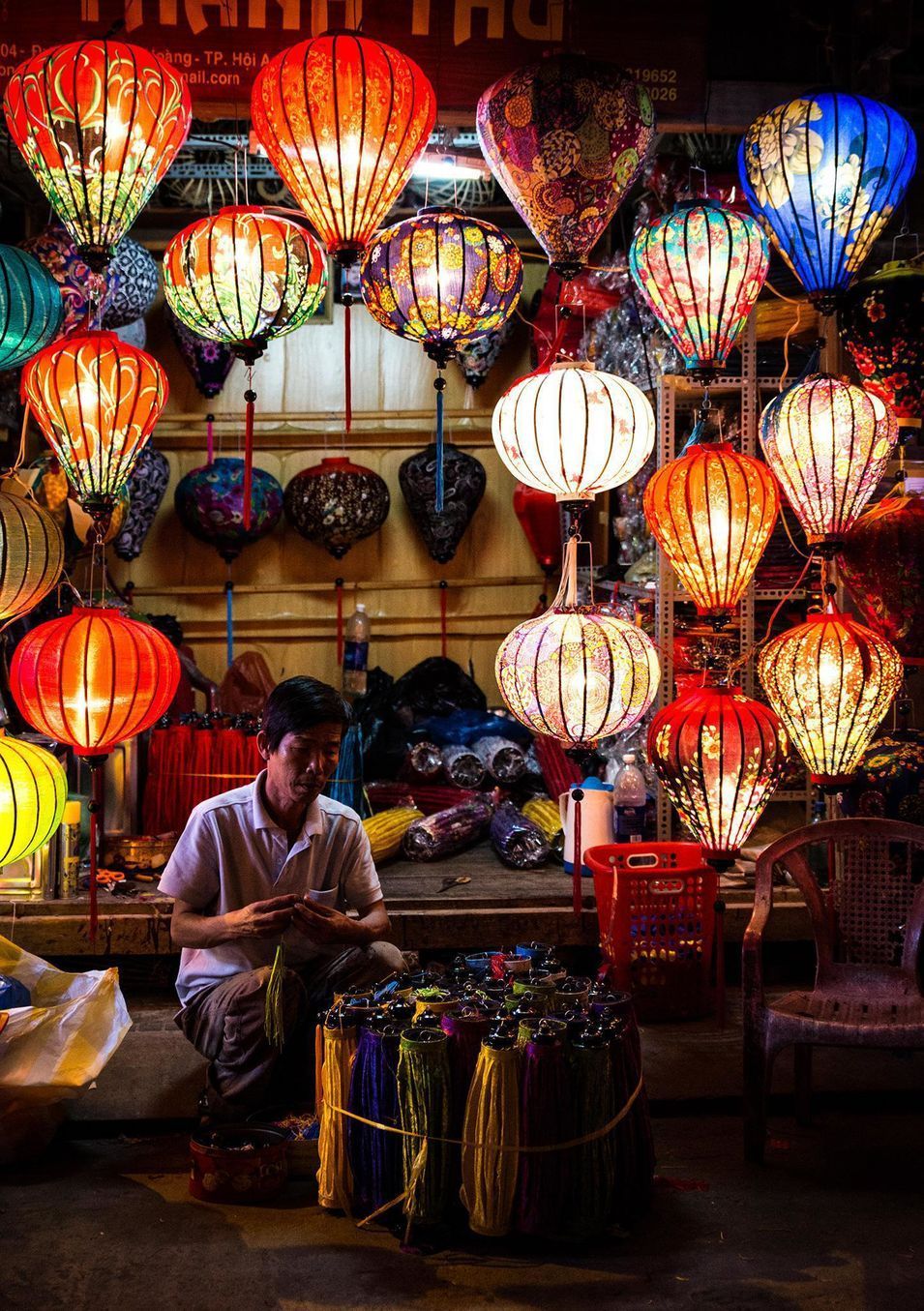 Le marché nocturne de Hoi An