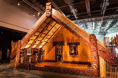 Habitation traditionnelle Maori