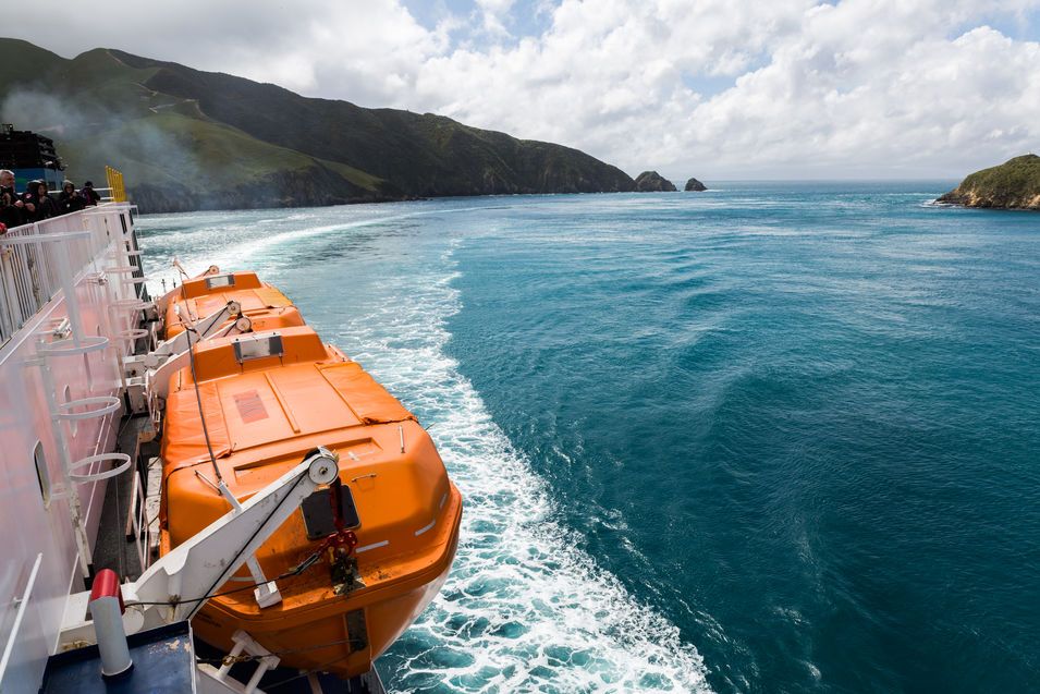 Traversée en ferry en Nouvelle-Zélande