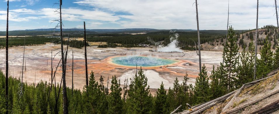 Grand Prismatic à Yellowstone