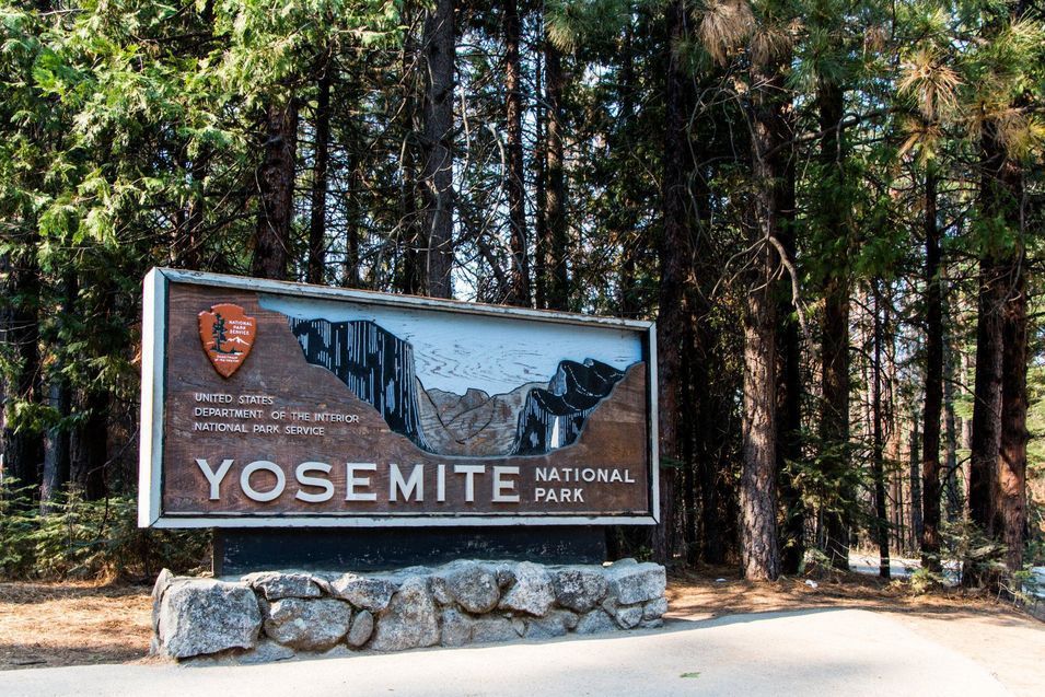 Entrée du parc de Yosemite